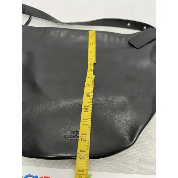 Coach 32282 Bleeker Soft Port Duffle Feed Bag Black Original Hangtag - Picture 10 of 10